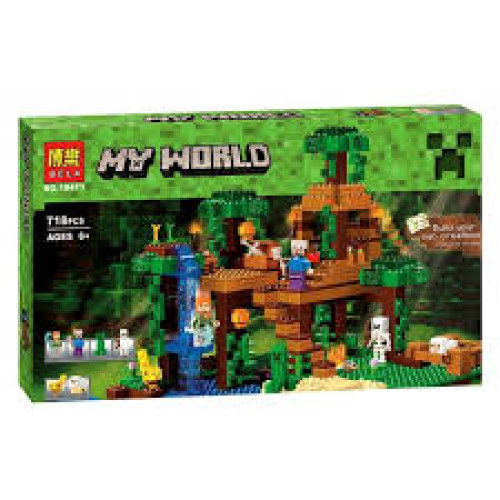 КОНСТРУКТОР MINECRAFT 7650 (30шт) My world  495дет., короб. 48*30*7см