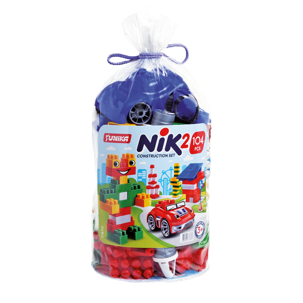 Конструктор дитячий "NIK-2" (104 дет) (пакет) 671870