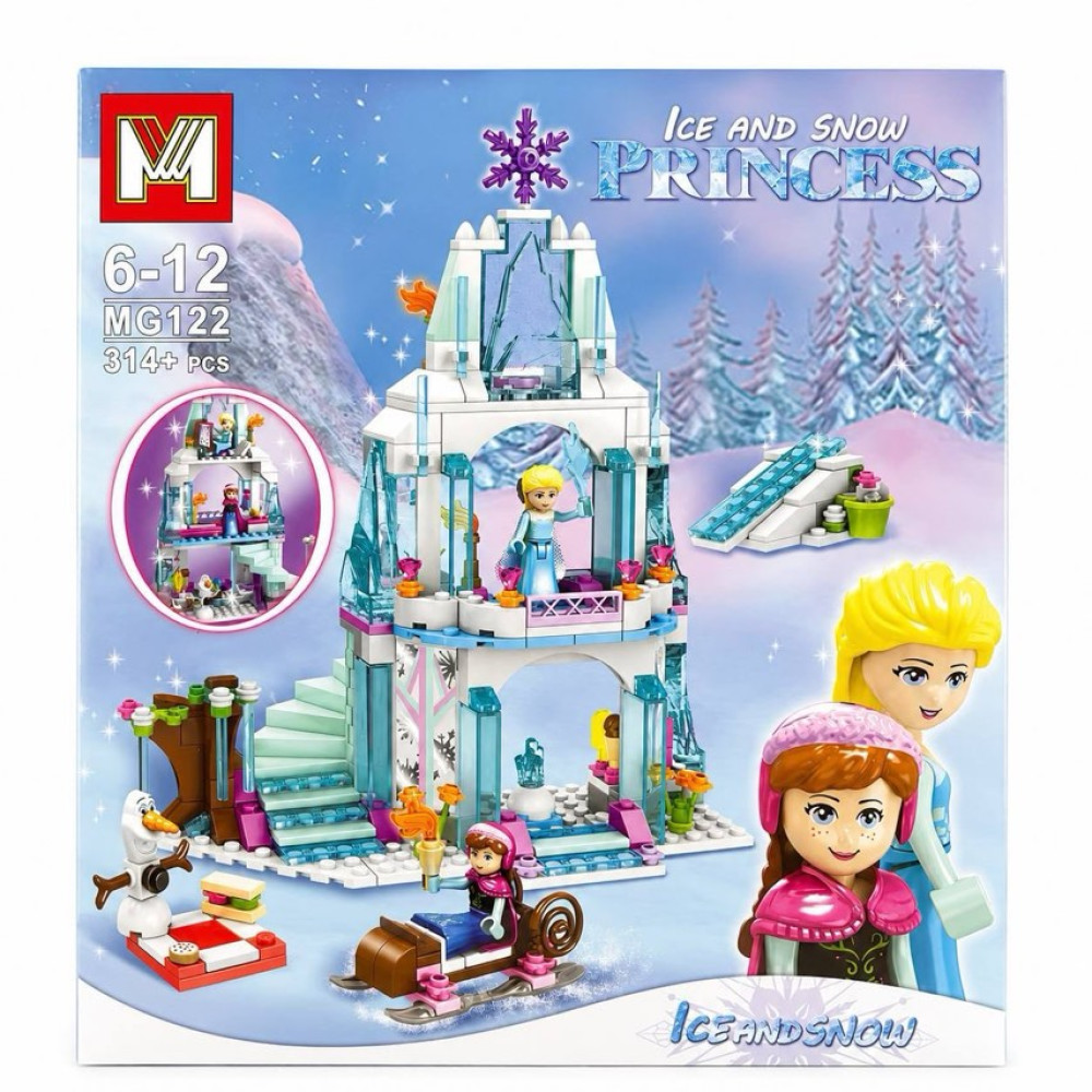 КОНСТРУКТОР Frozen MG122 на 314+ дет., кор. 28х26.5х6