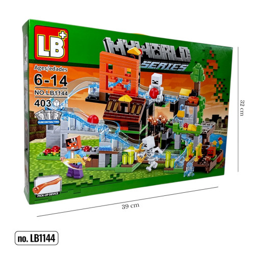 КОНСТРУКТОР MINECRAFT LB1144 (403 ДЕТ)
