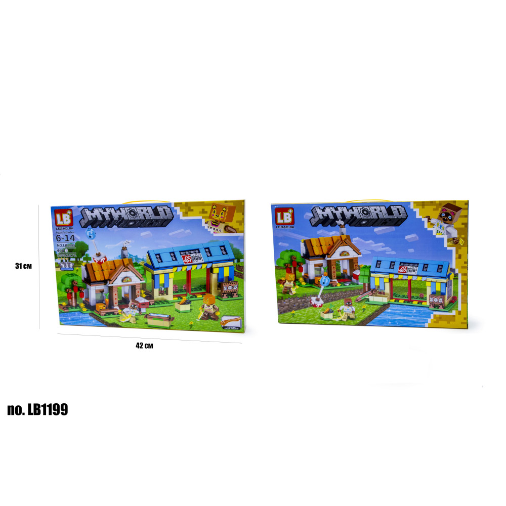 КОНСТРУКТОР MINECRAFT LB1199 (464 ДЕТАЛЕЙ)