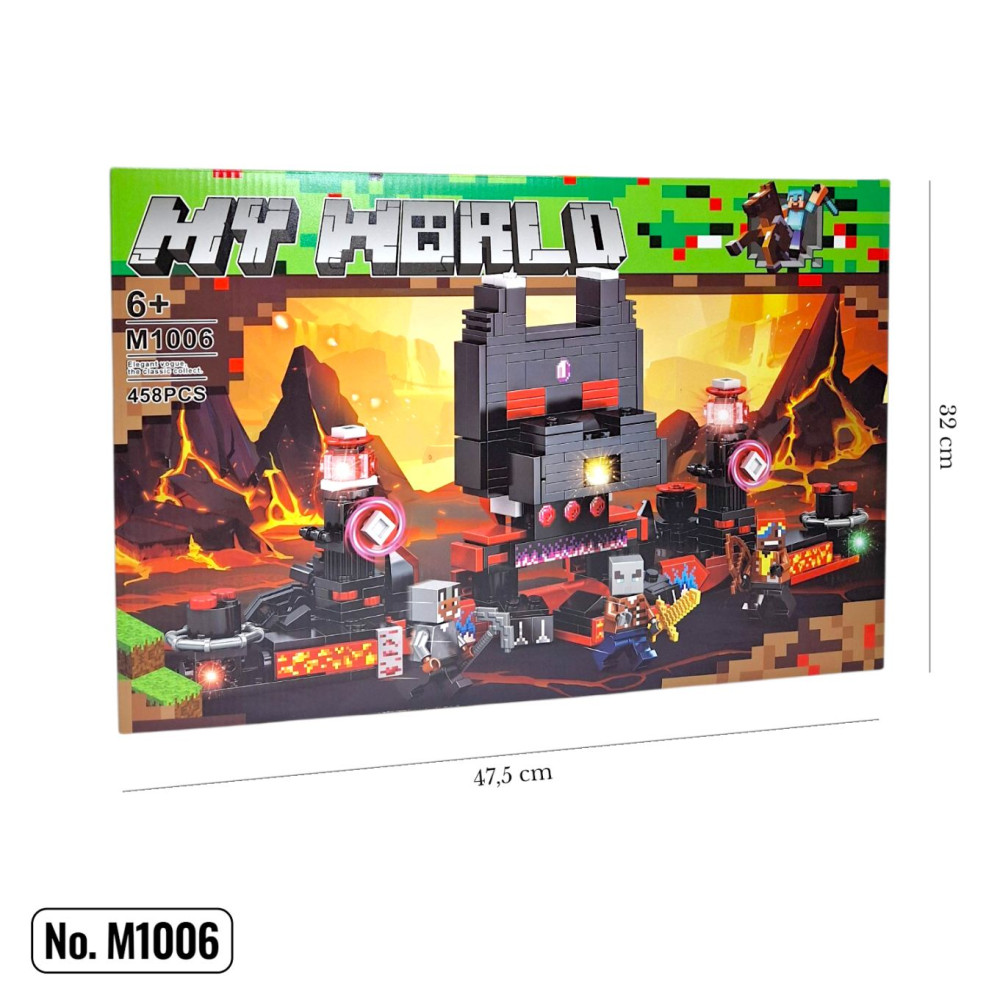 КОНСТРУКТОР MINECRAFT MG1006 458дет