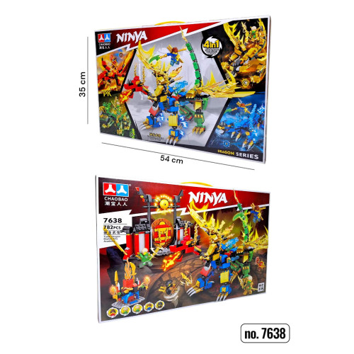 КОНСТРУКТОР NINJAGO 7638 (782 ДЕТ)