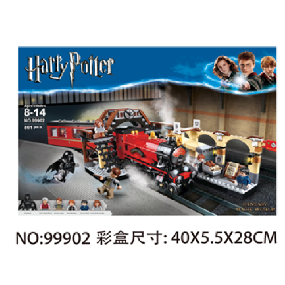 Конструктор поїзд Harry Potter 6060 Хогвардс-експрес, 801 дет.