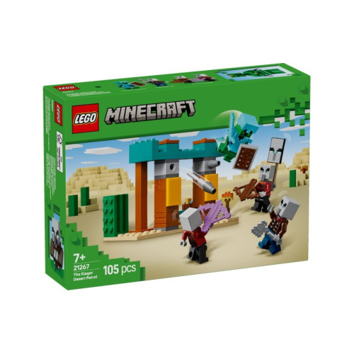 Конструктор LEGO Minecraft Пустельний патруль розбійника (21267).