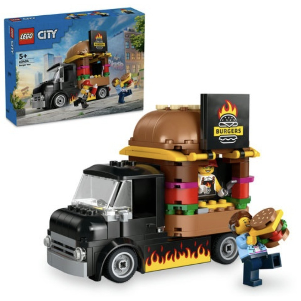 Конструктор Вантажівка з гамбургерами 194 дет LEGO City L60404