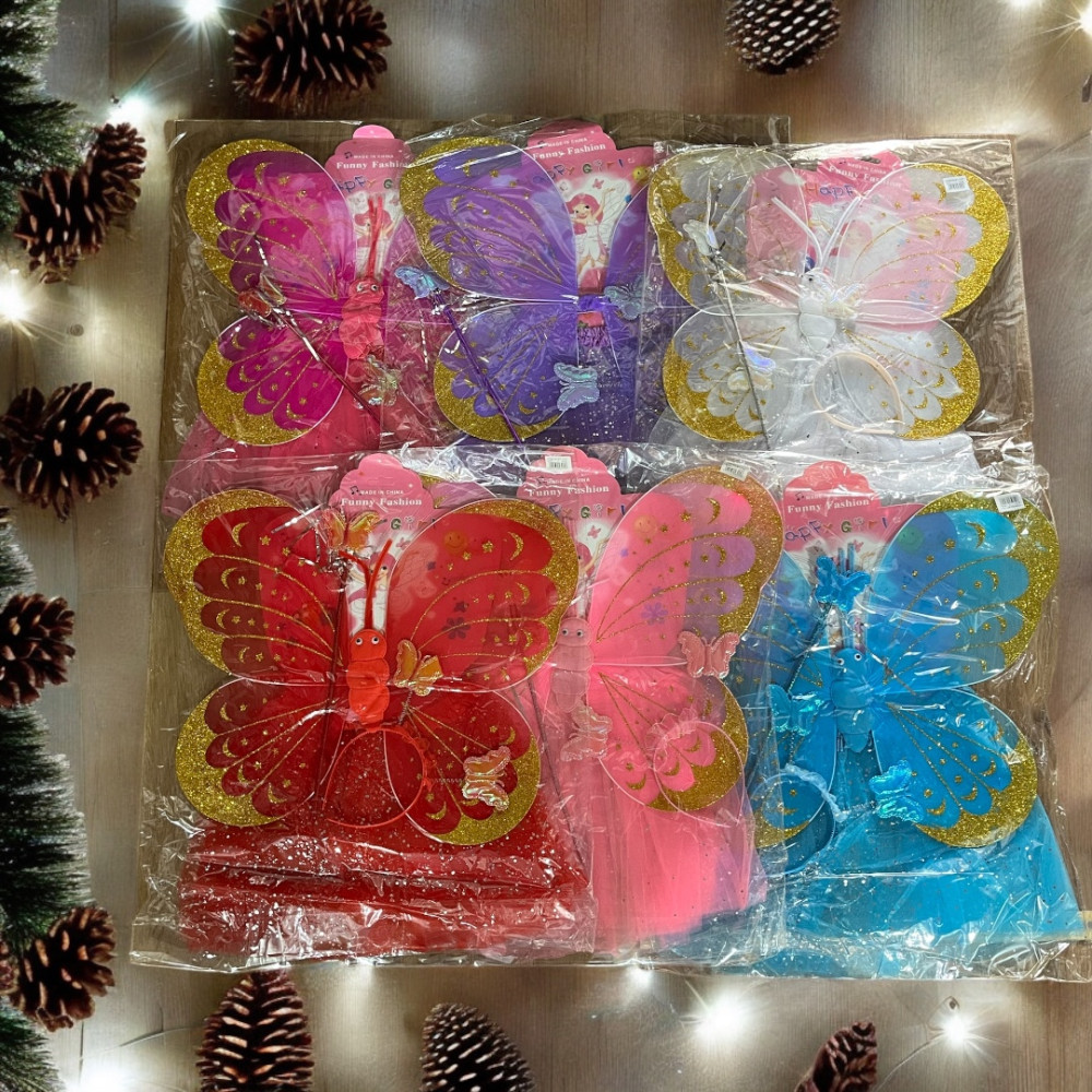 Костюм карнавальний BT-7074-7 "Метелик" одноколірний (ящ. 200)