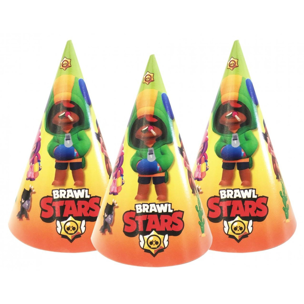 Ковпак 16 см «Brawl Stars», салатово-жовте омбре