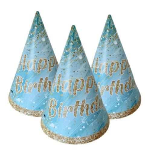 Ковпак «Happy birthday на блакитному» 16735