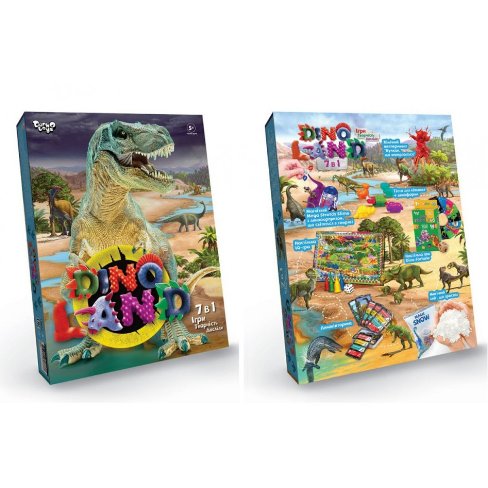 Креативна творчість "Dino Land 7 в 1" укр (5) DL-01-01U