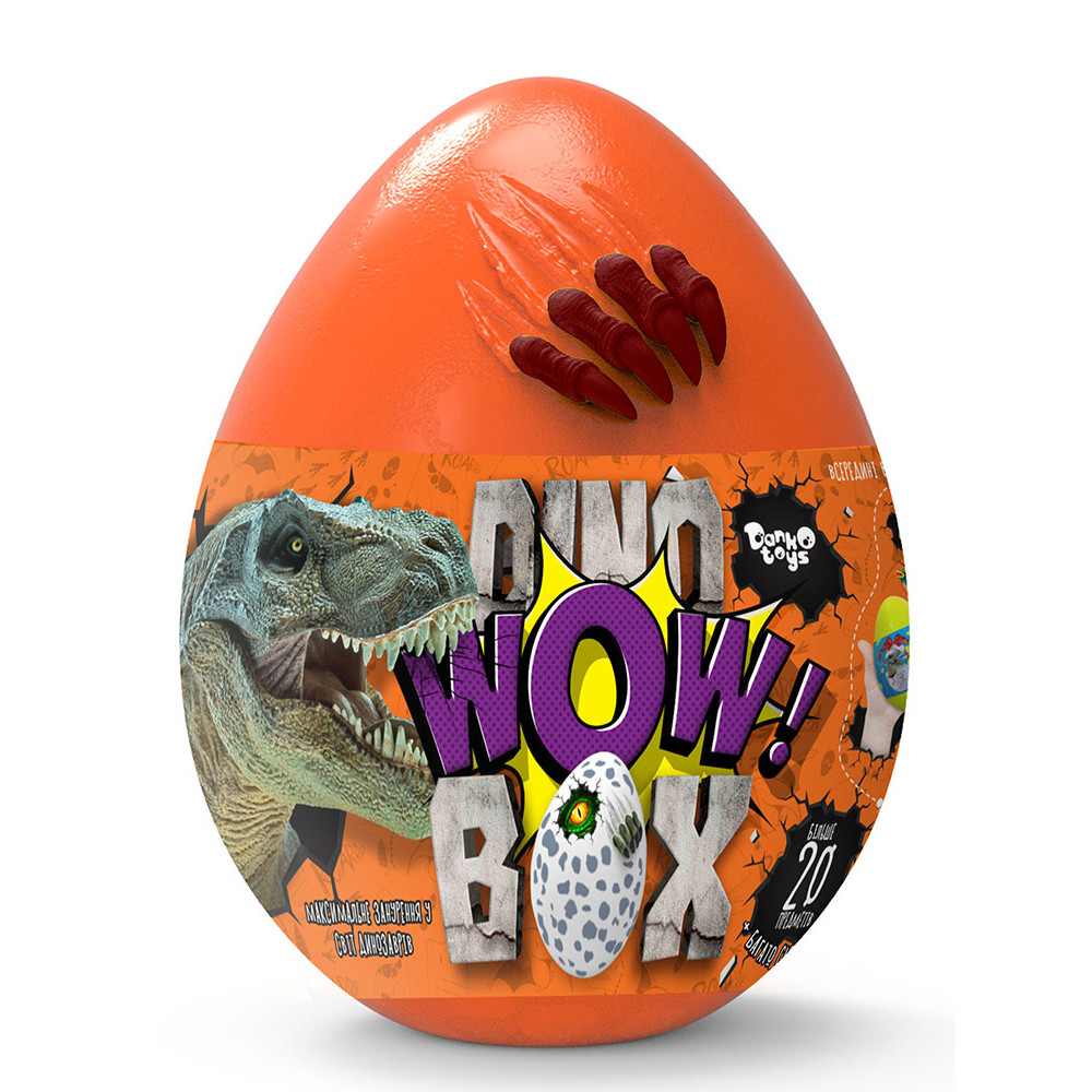 Креативна творчість "Dino WOW Box " яйце укр (2) DWB-01-01U