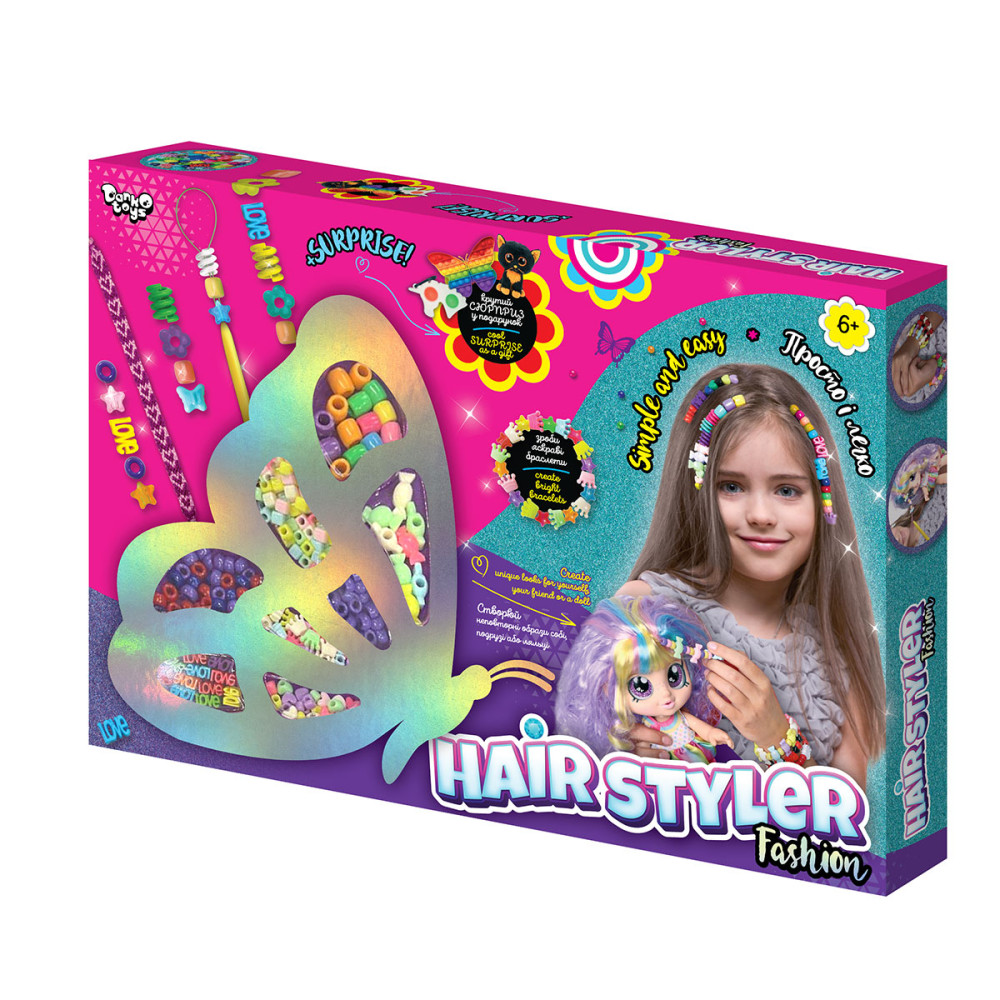 Креативна творчість "Hair Styler. Fashion" метелик (10) HS-01-03