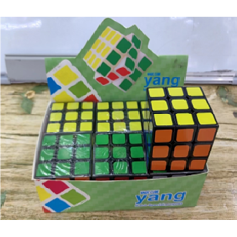 Кубик-рубик 3*3" 5,7см пластик (уп.6) BT-5252-1