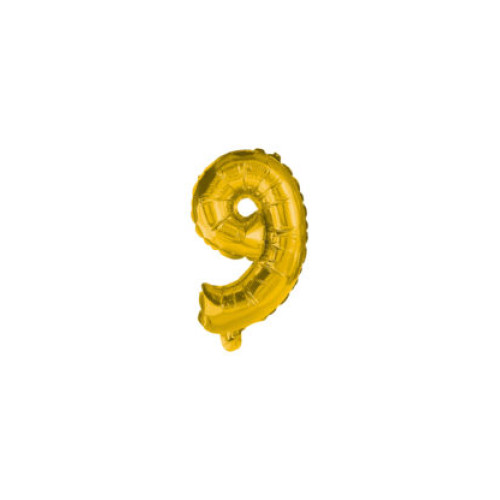 Кулька фольгована metallic gold 10cm № 9