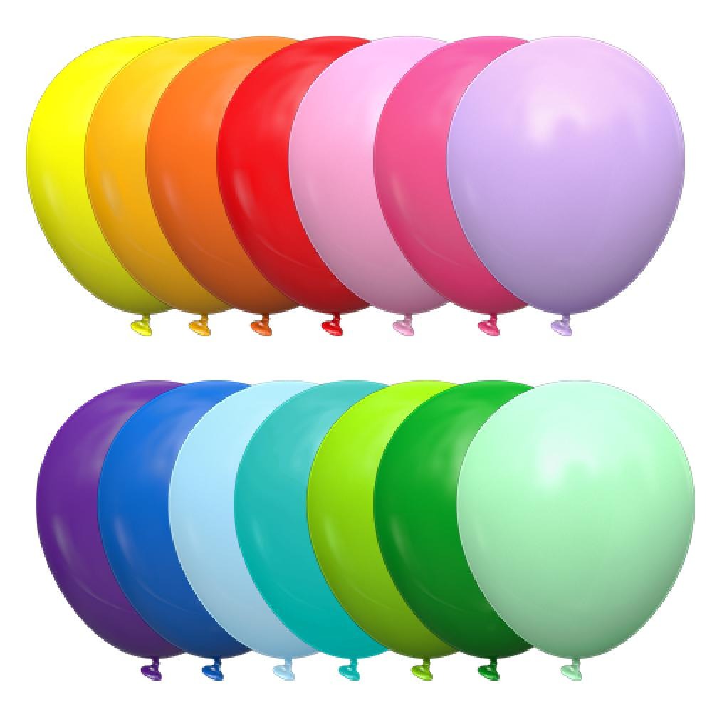 Кулька латексна 12' Kalisan "Pastel", асорті