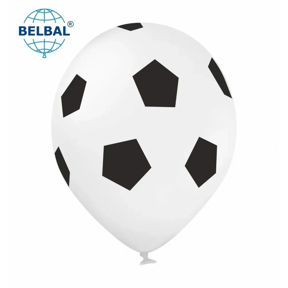Латексні кульки Belbal Футбольний м'яч ромб 30 см 12" (25 шт.) 14888
