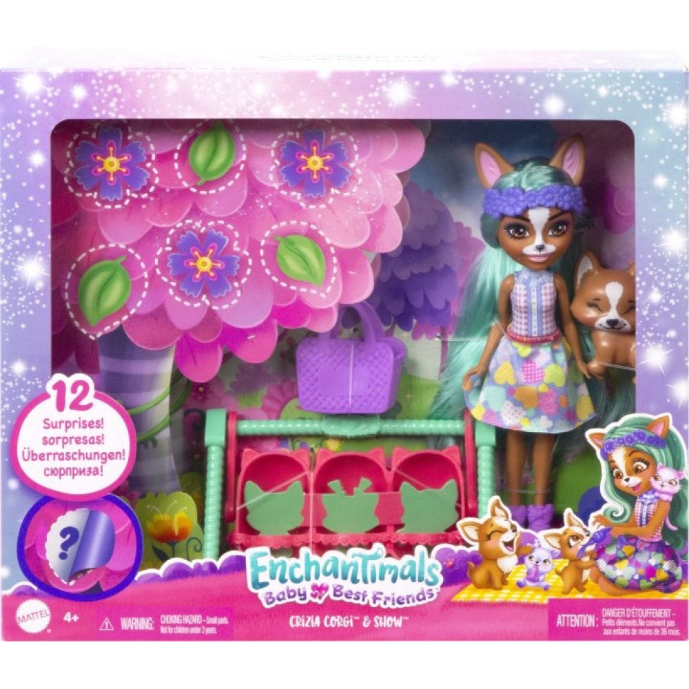 Лялька "Коргі Криція та Шуо" серії "Друзі-малята"  Enchantimals HLK86