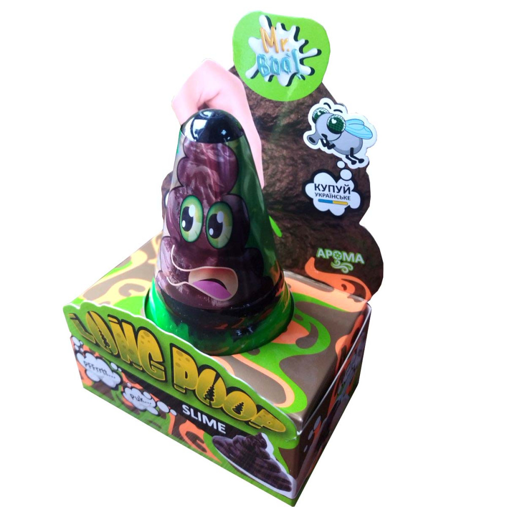 Лизун-антистрес ТМ Mr.Boo Long Poop 250г -УКР 80116