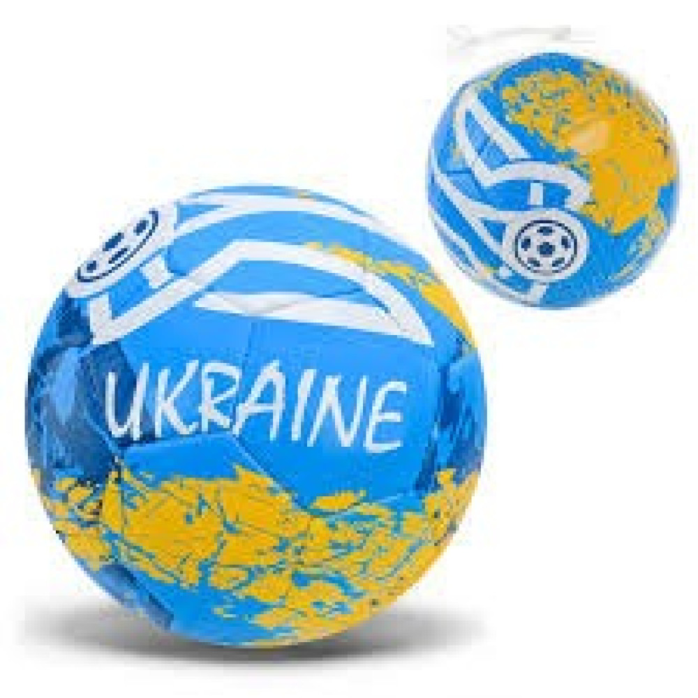М'яч футбольний арт. FU2584 (50шт)  №5, TPU 340 гр