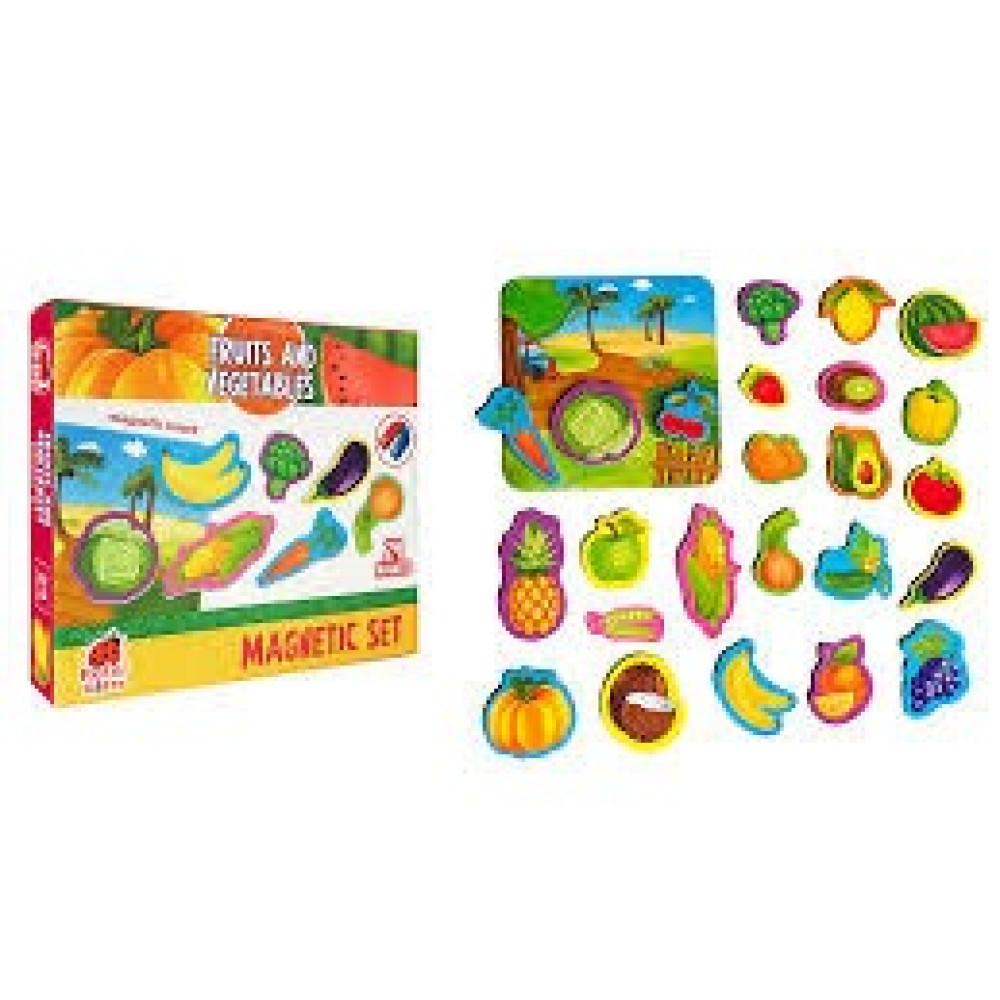 Magnetic set "Vegetables and fruits" with board RK2090-06