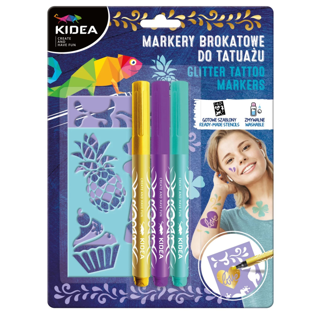 Маркери для татуювання Kidea A з трафаретами MTASKA