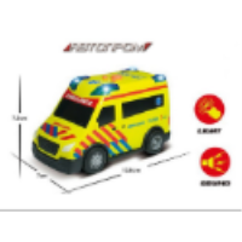 Машина АВТОПРОМ арт. 7998 (48шт) батар. світ., звук, короб.18*10,5*8,5см