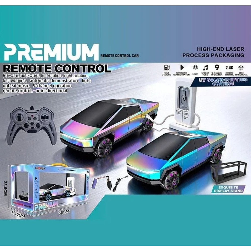 Машина нарадіокеруванні OKL001-1, акумулятор 3.7V, пульт 2.4 GHz, звуки, мелодії, підсвічування, зарядна станція, роликові колеса, режим демонст