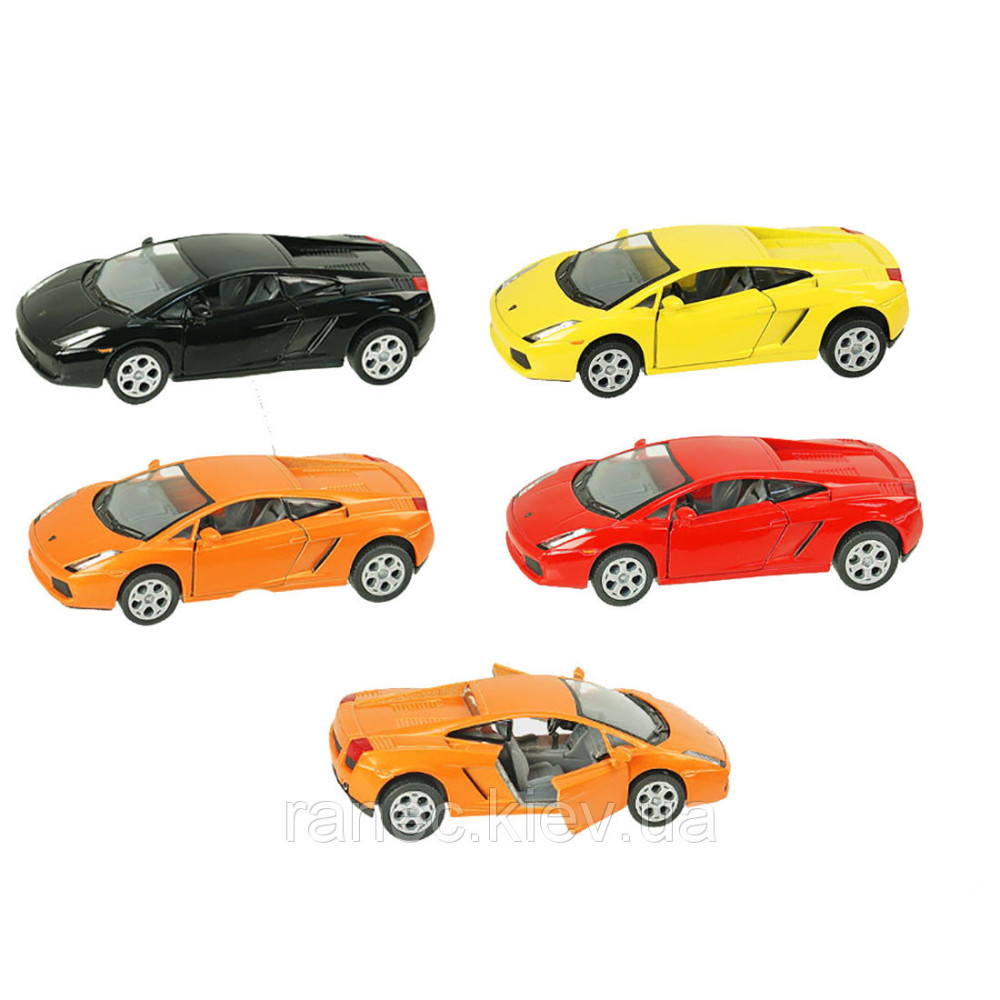 Машинка KT5098W (24шт) KINSMART  метал, інер-а, 12,5см,1:32, 4кольор, в кор-ці, 16-7,5-8см