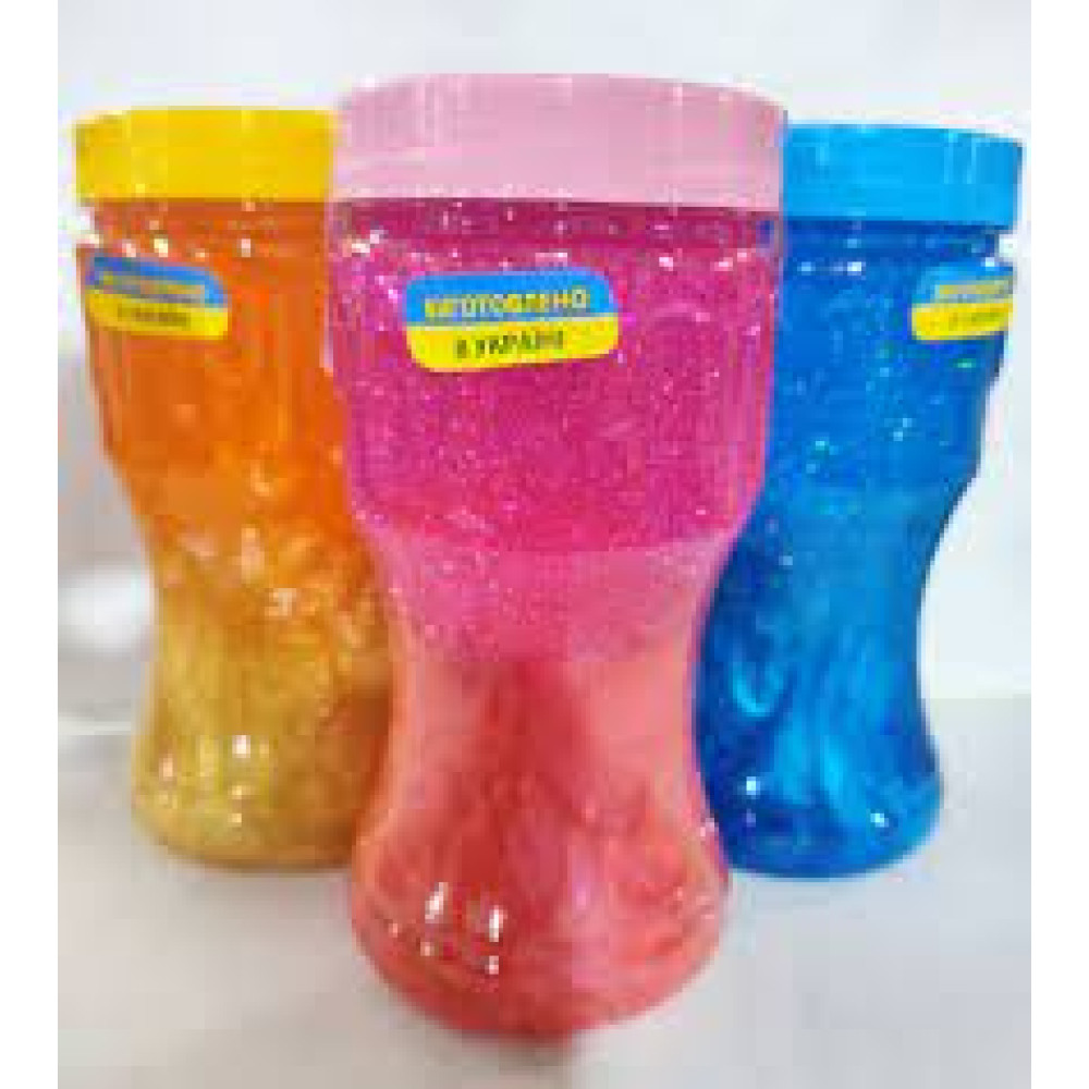 Maxі shine slime kit  80144 ТМ Lovin Іграшка-антистрес лизун 400 мл 12уп