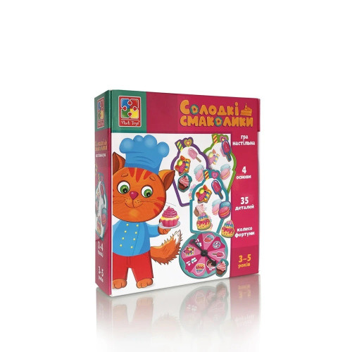 Міні-розвивашка "Солодкі смаколики" VT1804-42(укр)