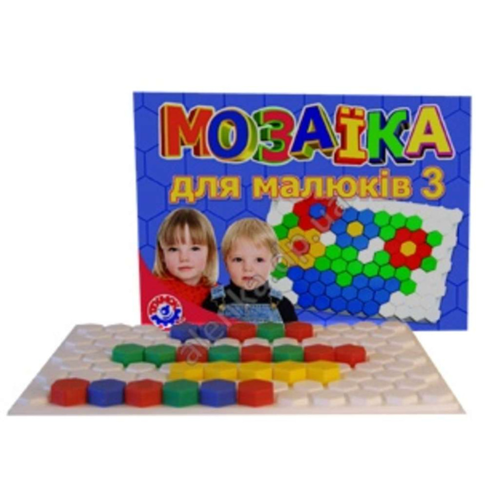 Мозаїка для малюків 3  в картонні коробці (127 ел.) 0908