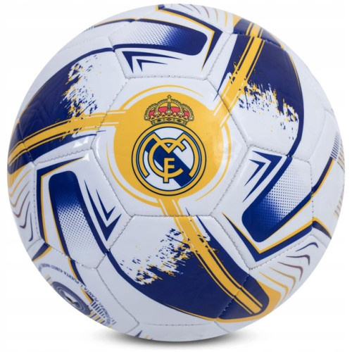 М'яч футбол. арт. FP108 (30шт) REAL MADRID  №5, PU 420 грам, 32 панелі,Пакістан,сітка+голка у комплекті   см