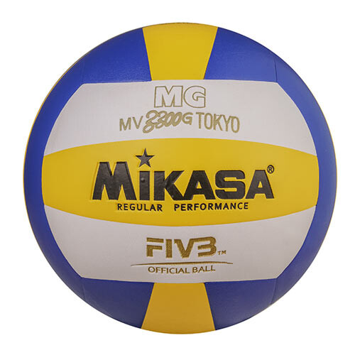 М'яч волейбольний MVA200 PVC жовтий/синій/білий.