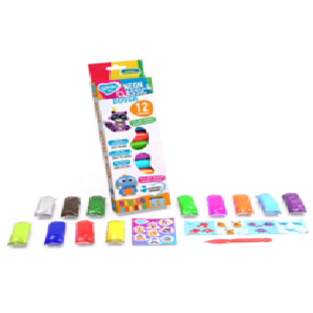 Набір для ліплення з тістом 12 кольорів Neon and Classic TM Lovin