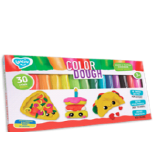 Набір для ліплення з тістом 30 sticks Color Dough TM Lovin