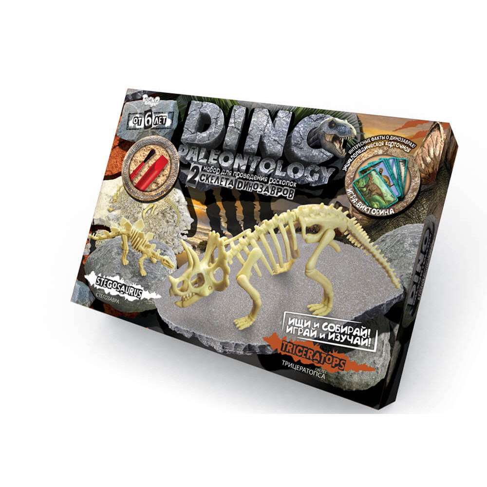 Набір для проведення розкопок "DINO PALEONTOLOGY" (5), DP-01-01,02,03,04,05