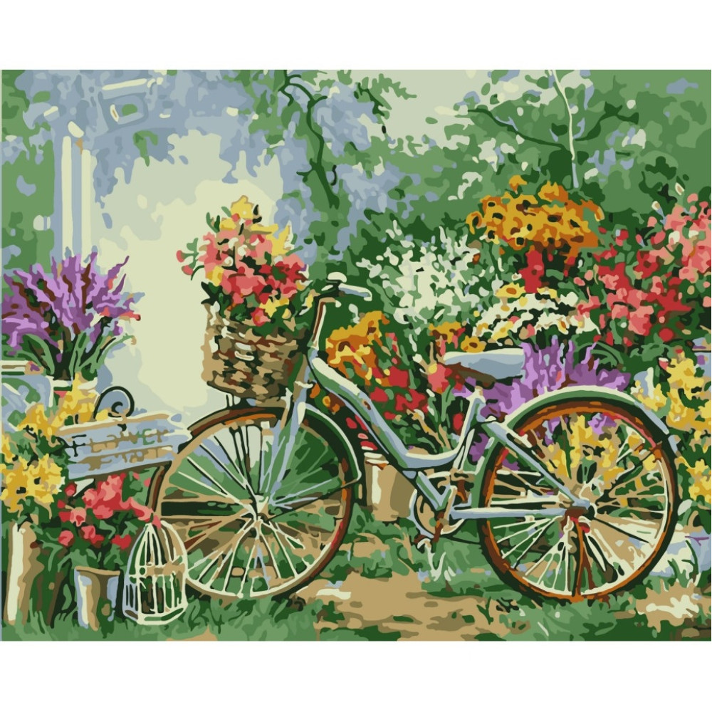 Набір для розпису "Квітковий сад" 40x50 см 504001-NC