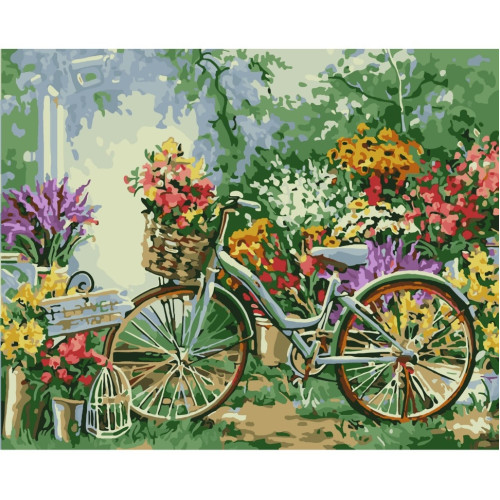 Набір для розпису "Квітковий сад" 40x50 см 504001-NC