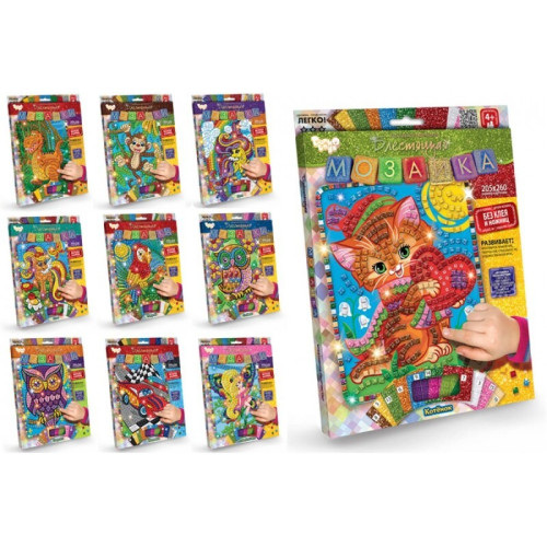 Набір для творчості "Блискуча мозаїка "Glitter Mosaic" с.3 (20)БМ-03-01,02,03,04,05...10