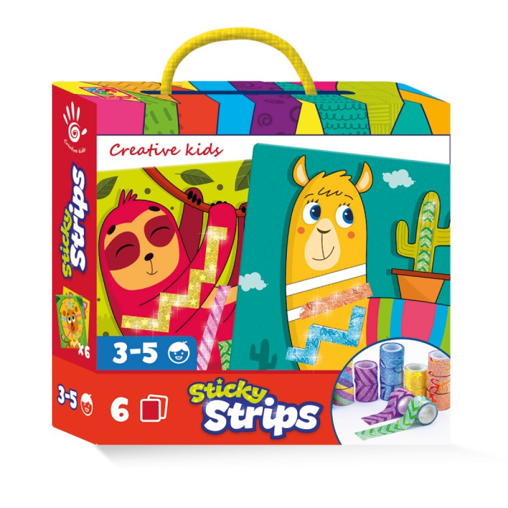 Набір для творчості "Sticky strips. Лама" VT4433-04 (укр)