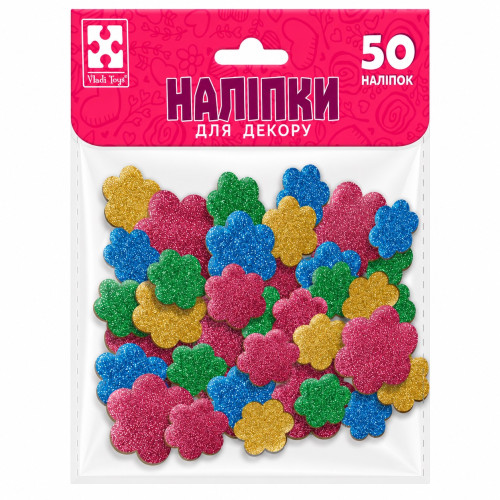Набір для творчості Vladi Toys м'які наліпки "Квітка" VT4206-54