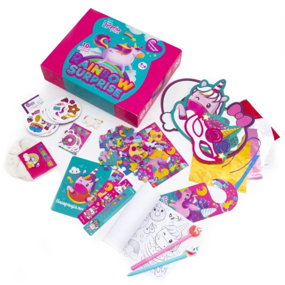 Набір для творчості  Vladi toys з сюрпризами "Веселка" VT8080-06 (укр)