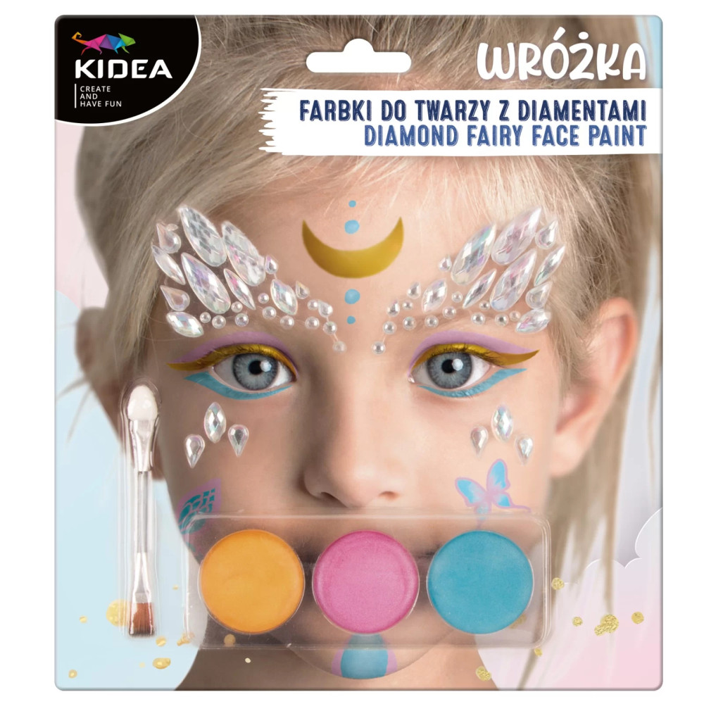 Набір фарб для обличчя Kidea Diamond Fairy FDTZWDKA