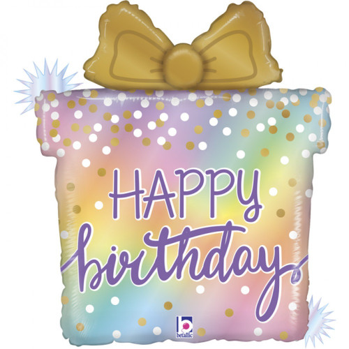 Набір Фольгованих Куль "Подарунок Happy Birthday" 11804