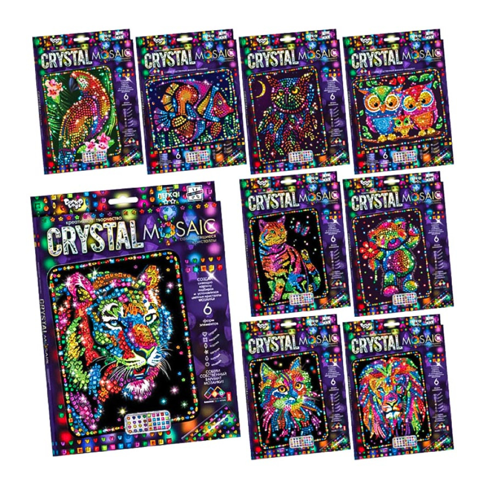 Набір креативної творчості "CRYSTAL MOSAIC"CRM-01-01-05