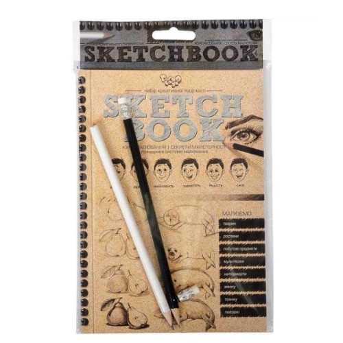 Набір креативної творчості "SKETCH BOOK" укр. (40шт), SB-01-02