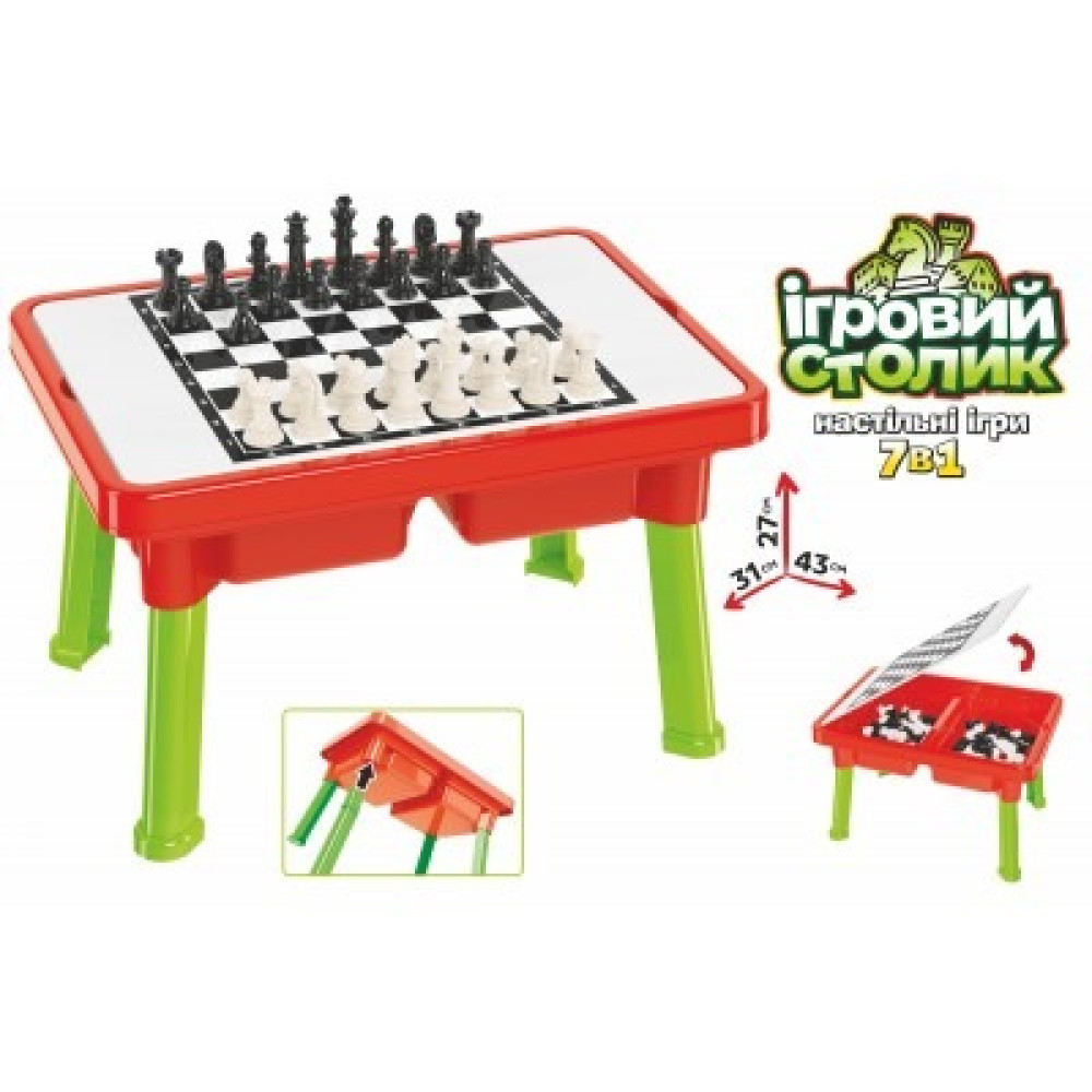 Набір настільних ігор (шахи) ТехноК", арт.9604