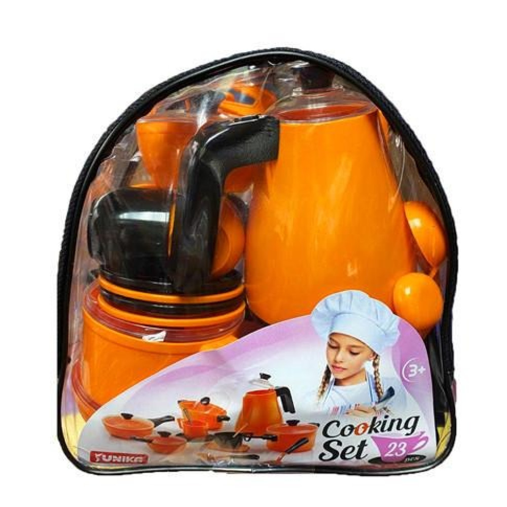 Набір посуду "Cooking Set" Помаранчевий (23 пр) YU-P23N