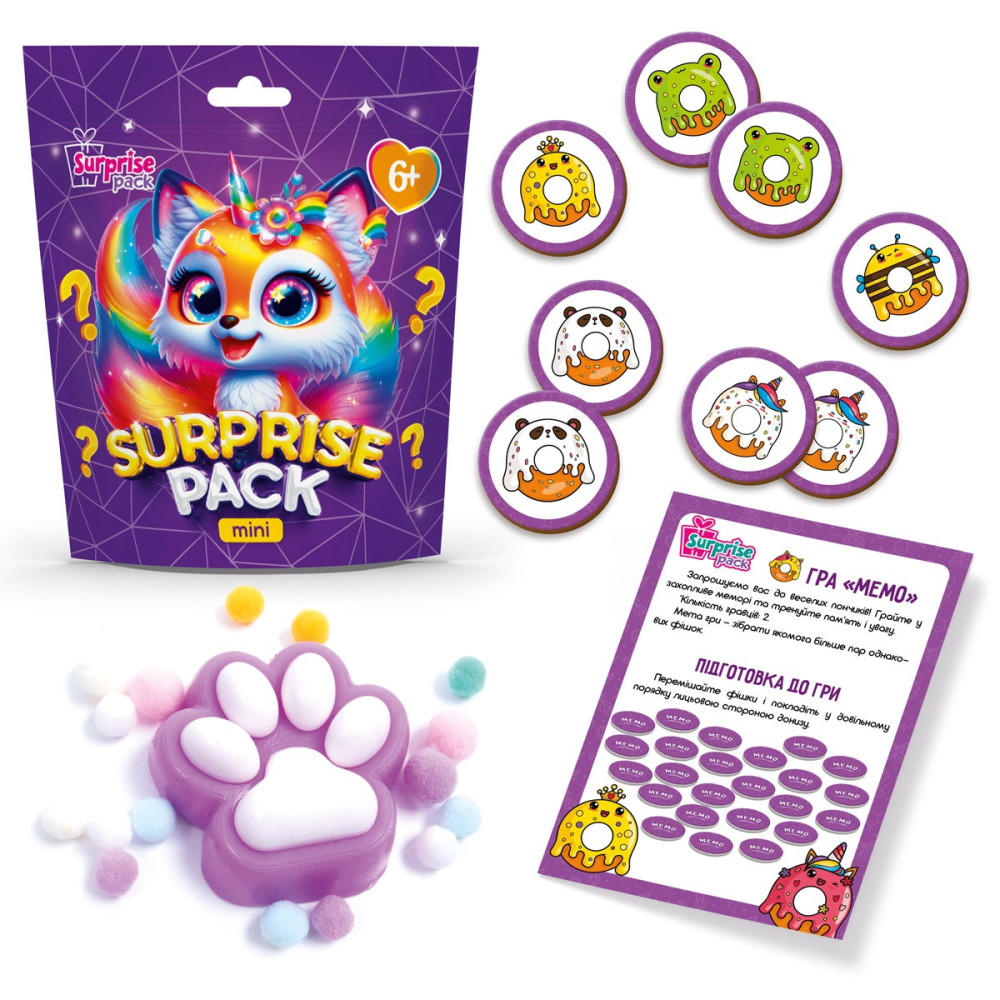 Набір для творчості Vladi Toys із сюрпризами "Surprise Pack Mini 3" VT8040-03