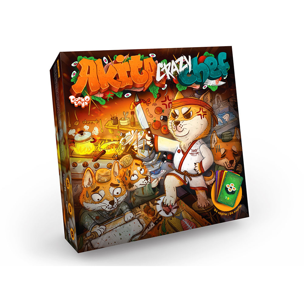 Настільна гра "Akita Crazy Chef" (10) G-ACC-01-01